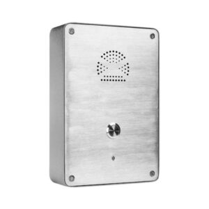 Borne d'appel d'urgence Easyphone A2S Voice pour parking, boîtier étanche et antivandale