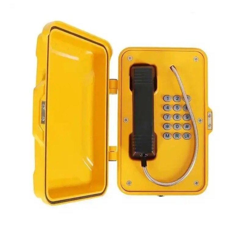 Téléphone industriel étanche Induphone A2S Voice boîtier aluminium IP67