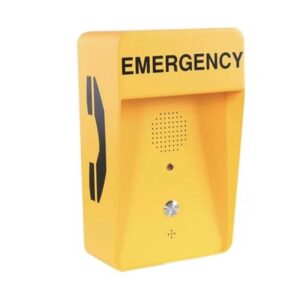 Borne d'appel d'urgence ISIS A2S Voice pour collectivités et écoles, boîtier acier