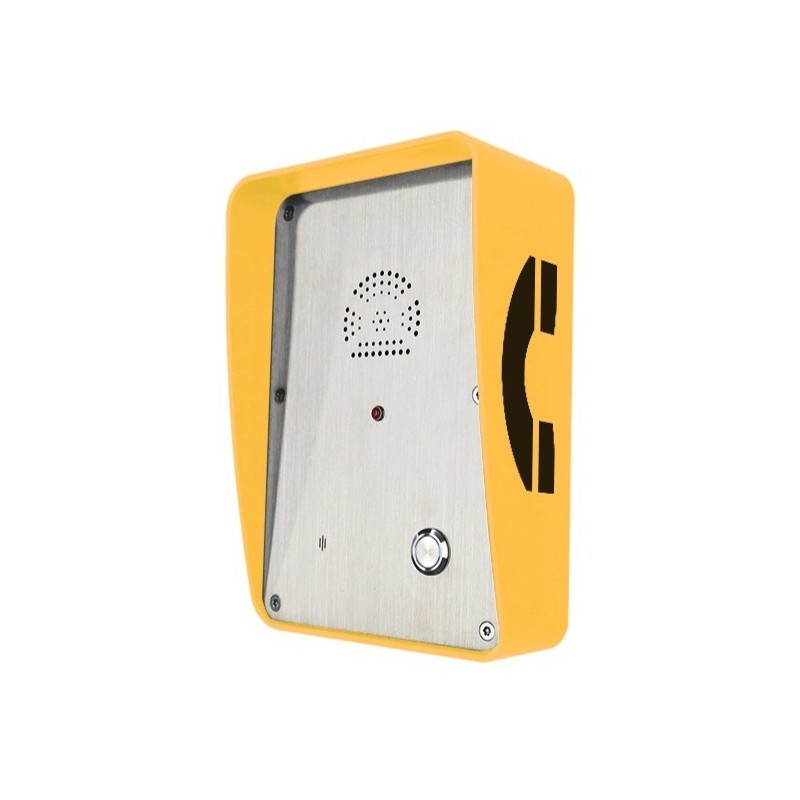 Borne d'appel d'urgence Poséidon A2S Voice pour plage façade inox